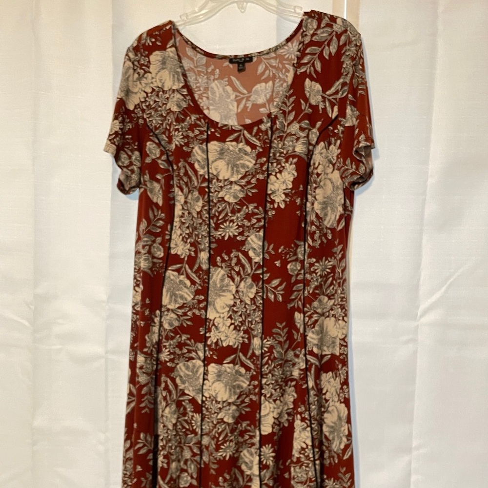 Calf length dress